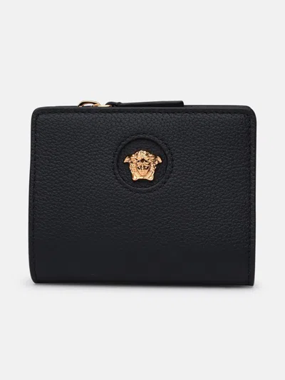 Versace La Medusa Black Leather Wallet