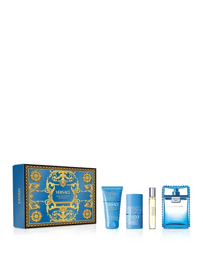 Versace Man Eau Fraiche Eau De Toilette Gift Set ($206 Value) In Transparent