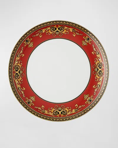 Versace Medusa Modern Salad Plate In Red White