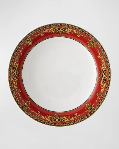 Versace Medusa Modern Soup Bowl In Red White
