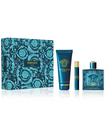 Versace Men's 3-pc. Eros Parfum Gift Set In No Color