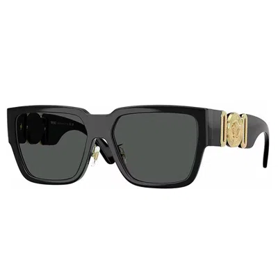 Versace Mini Dark Sunglasses In Black