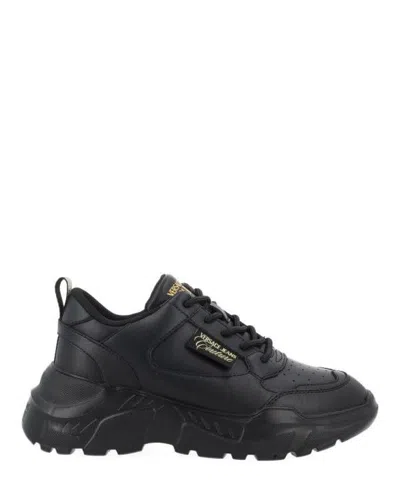 Versace Speedtrack Sneakers In Black