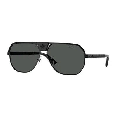 Versace Ve2294 Matte Black Mini Sunglasses For Men