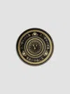 Versace Virtus Gala Service Plate In Black