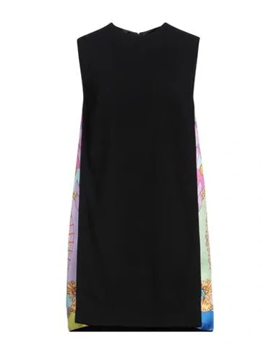 Versace Woman Mini Dress Black Size 0 Acetate, Viscose, Silk