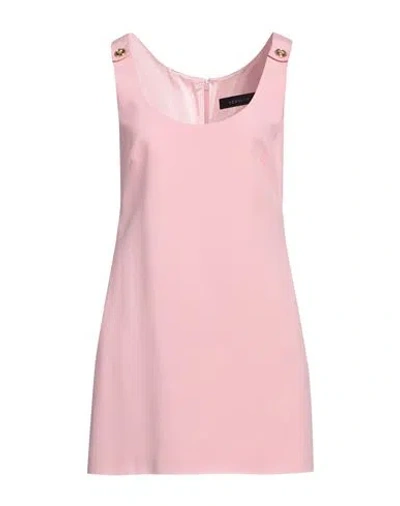 Versace Woman Mini Dress Pink Size 6 Acetate, Viscose