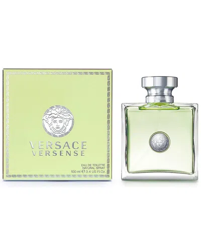 Versace Women's 3.4oz Versense Eau De Toilette Spray In Transparent