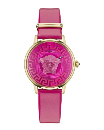 Versace Women's Medusa Alchemy Watch In Purple