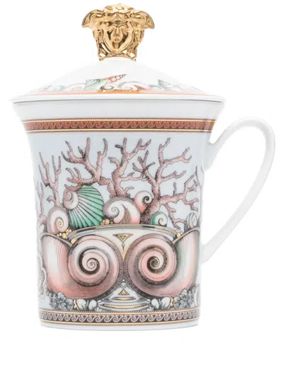 Versace X Rosenthal Les Étoiles De La Mer Mug In Blue