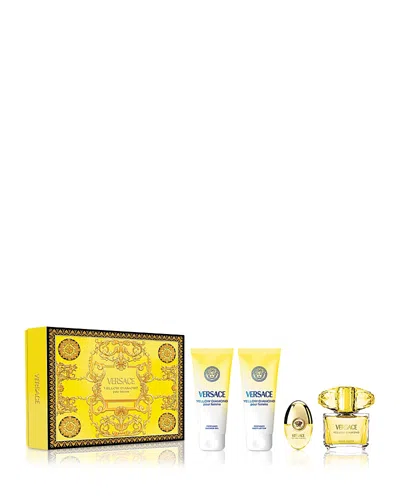 Versace Yellow Diamond Eau De Toilette Gift Set ($229 Value) In Transparent