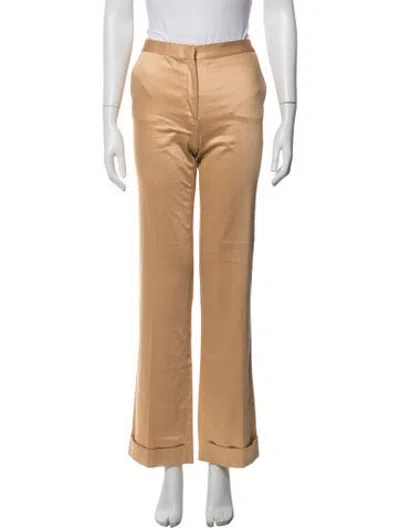 Pre-owned Versus Straight Leg Pants In Neutrals