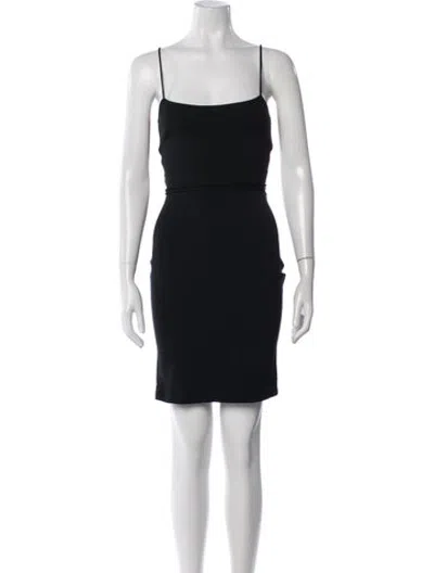 Pre-owned Versus Vintage Mini Dress In Black