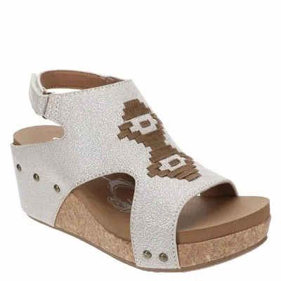 Very G Women's Hana Wedge Sandal In White