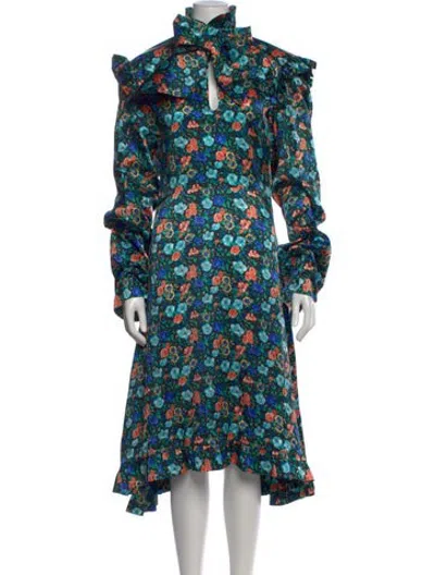 Pre-owned Vetements 2018 Midi Length Dress In Black