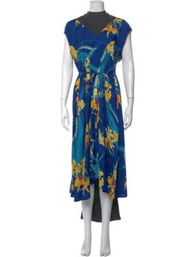 Pre-owned Vetements 2018 Midi Length Dress In Blue