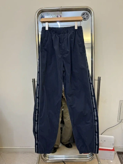 Pre-owned Vetements Sweatpants With Zipper Bottoms In Black