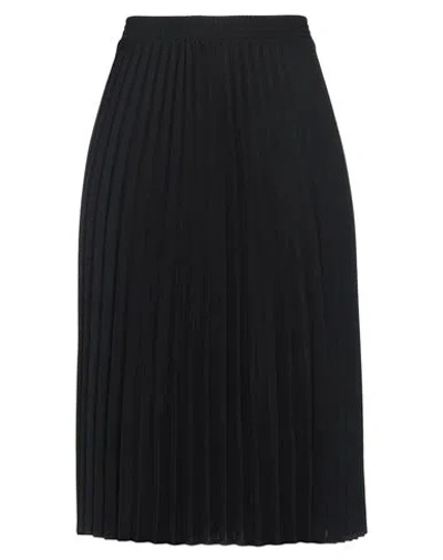 Vetements Woman Midi Skirt Black Size S Polyester, Wool