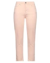 Vicolo Woman Jeans Blush Size M Cotton, Elastomultiester, Elastane In Pink