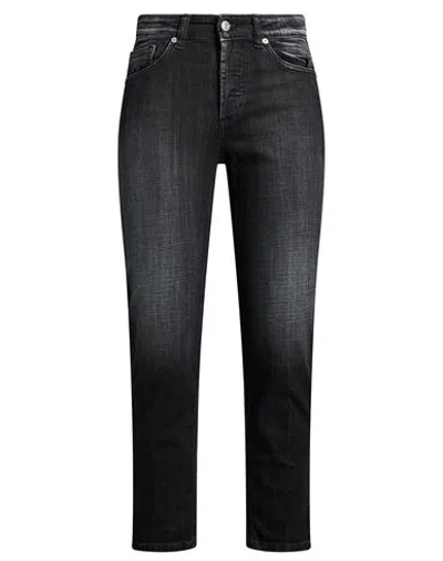 Vicolo Woman Jeans Black Size S Cotton, Elastane