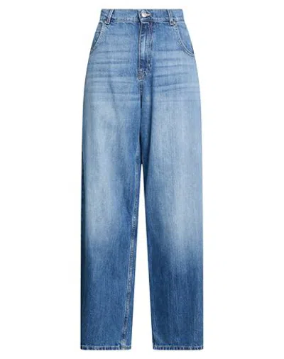 Vicolo Woman Jeans Blue Size L Cotton