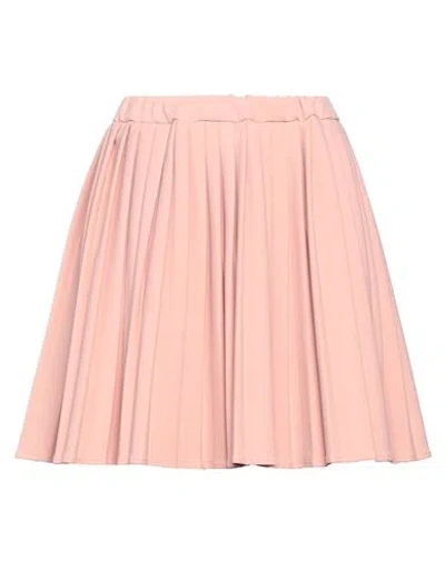 Vicolo Woman Mini Skirt Blush Size Onesize Polyester, Elastane In Pink