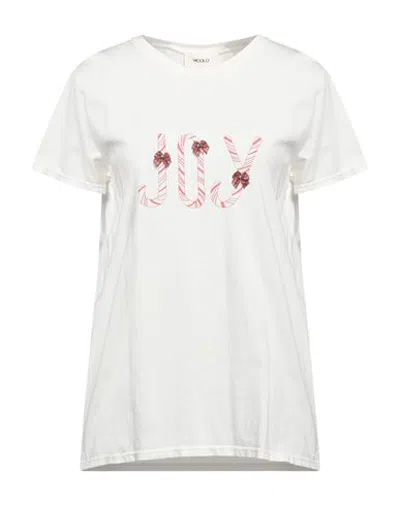 Vicolo Woman T-shirt Off White Size Onesize Cotton