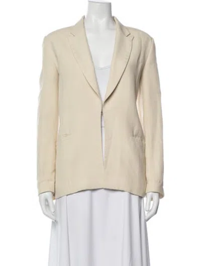 Pre-owned Victoria Beckham Blazer In Neutrals
