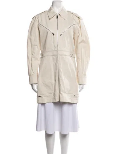 Pre-owned Victoria Beckham Coat In Neutrals