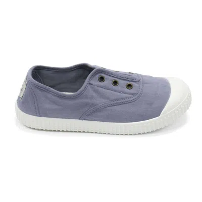 Victoria Kids' Boy's 1915 Inglesa Slip-on Canvas Shoes In Blue