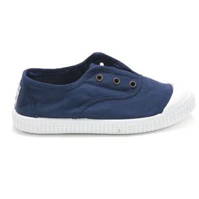 Victoria Kids' Boy's 1915 Inglesa Slip-on Canvas Shoes In Dark Navy In Blue
