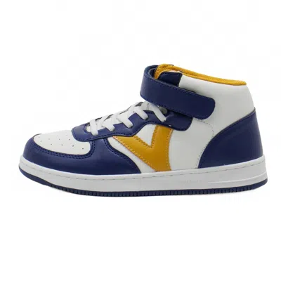 Victoria Kids' Boy's Tiempo High-top Sneaker In Azul In Multi