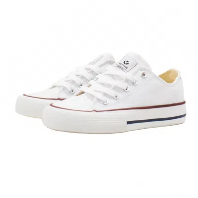 Victoria Kids' Boy's Tribu Canvas Low Top Lace-up Sneakers In White