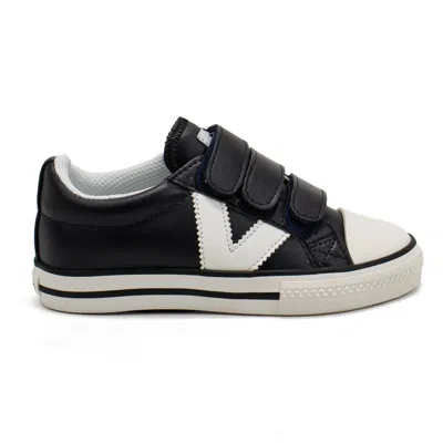 Victoria Kids' Boys' Tribu Contrast Straps Sneakers In Marino In Black