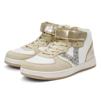 Victoria Kids' Girl's Tiempo High-top Sneaker In Platino In Neutral