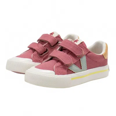 Victoria Kids' Girl's Tribe Canvas Sneakers In Fresa In Brown