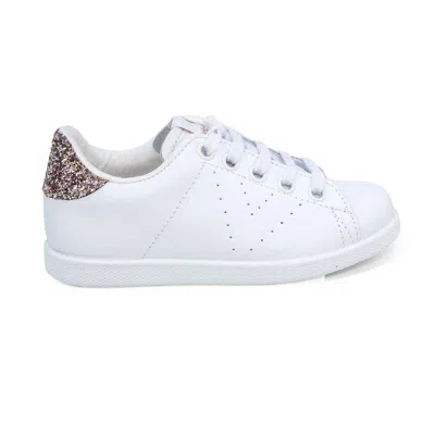 Victoria Kids' Girls' Casual Leather Shoes In White Pink