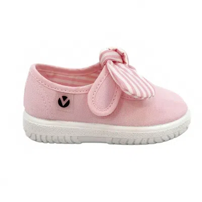 Victoria Kids' Girls' Slip On Canvas Bow Shoes In Pink