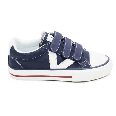 Victoria Kids' Girls' Tribu Canvas Sneakers In Marino In Blue