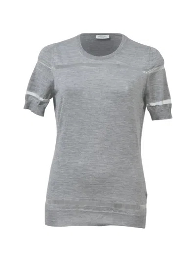 Pre-owned Viktor & Rolf Mesh Stripe Top In Gray