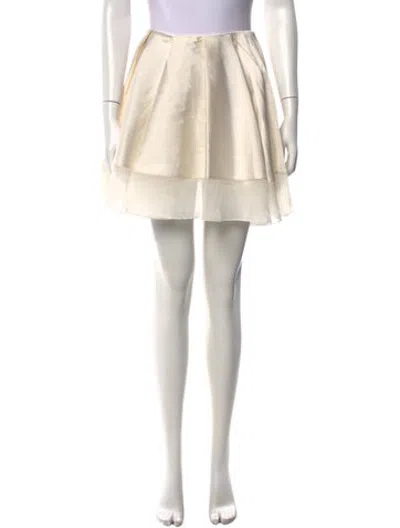 Pre-owned Viktor & Rolf Mini Skirt In Neutrals