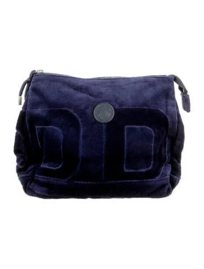 Pre-owned Vilebrequin Blue Fabric Cosmetic Bag