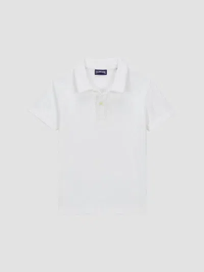 Vilebrequin Kids' Little Boy's & Boy's Terry Polo Shirt In White