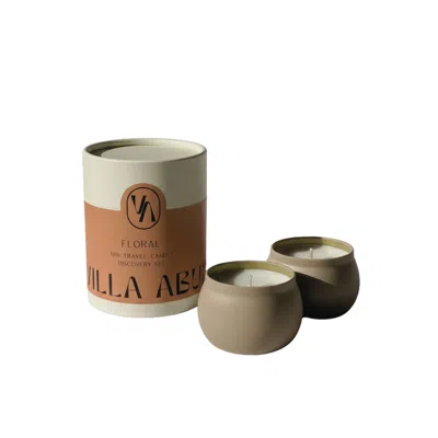 Villa Aburi Floral Discovery Candle Set In Multi