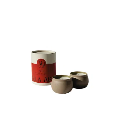 Villa Aburi Fresh Discovery Candle Set In Multi
