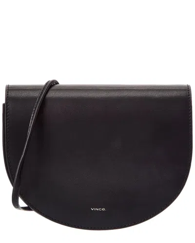 Vince Arca Leather Crossbody In Black