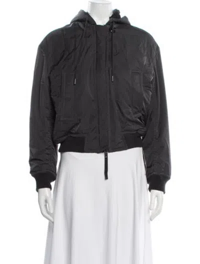 Pre-owned Vince Bomber Jacket In Grey