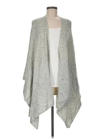 Pre-owned Vince Camuto Cardigan Sweater In Silver