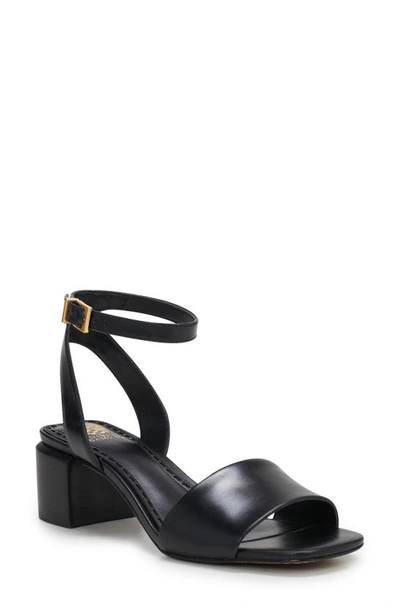 Vince Camuto Carliss Ankle Strap Sandal In Black