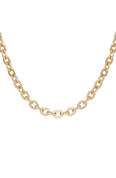 Vince Camuto Clearly Disco Oval Link Necklace In Gold